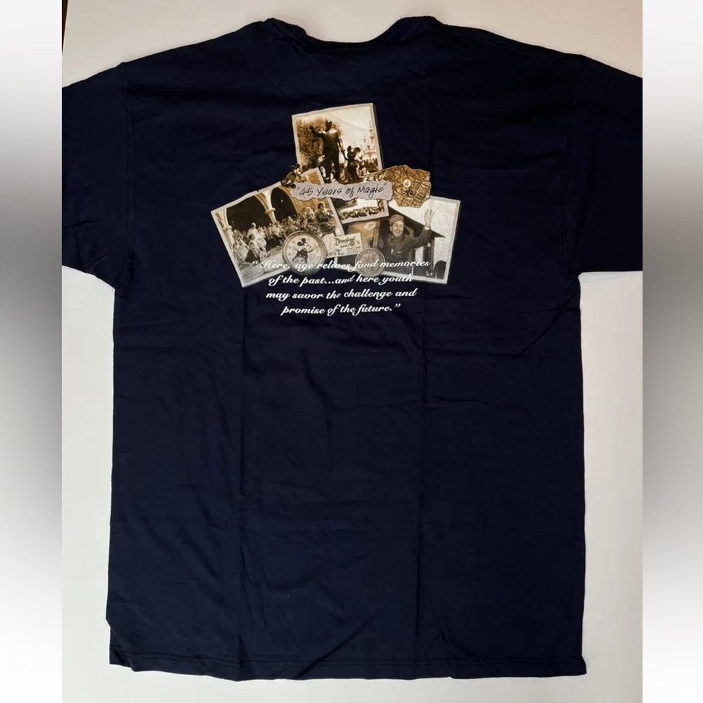 Vtg Disneyland T Shirt Walt Disney 45 Years of Magic NWT Size L RARE